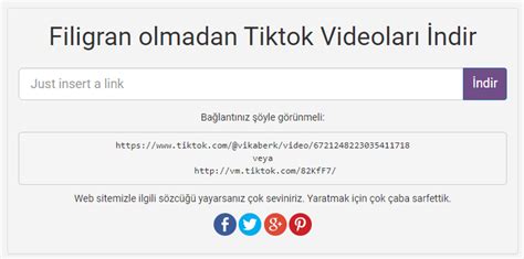 filigran olmadan tiktok videosu indir